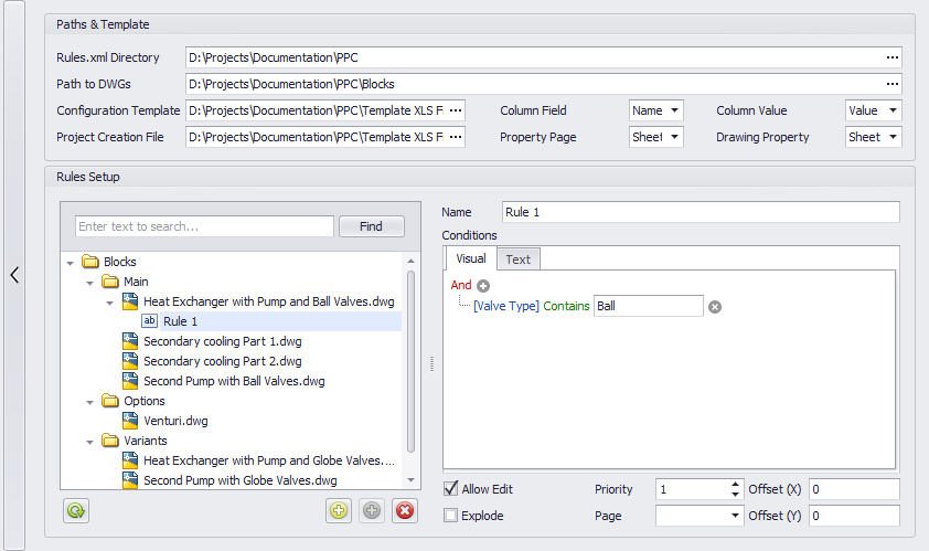 Rule-Based Block Insert Setup 20