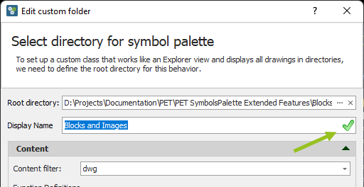 PET SymbolsPalette Usage 157