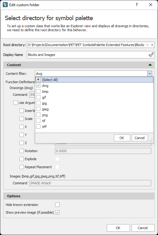 PET SymbolsPalette Usage 150