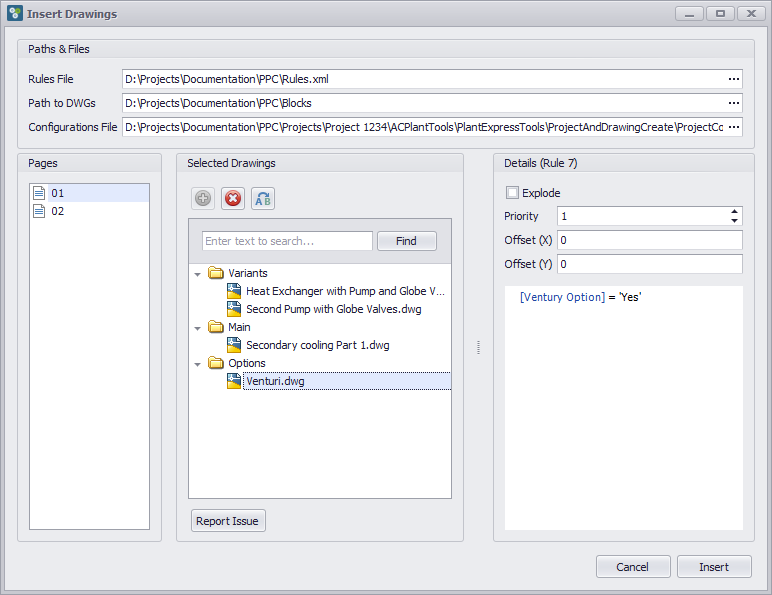 Rule-Based Block Insert Usage 12