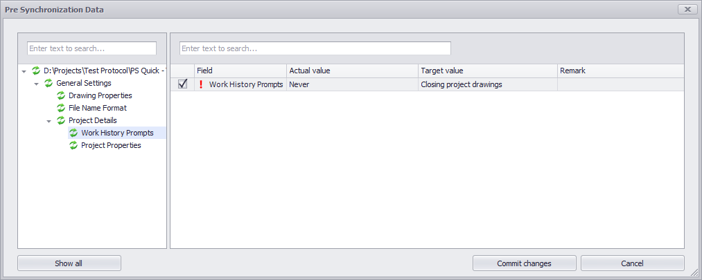 PS Sync Config - 0067
