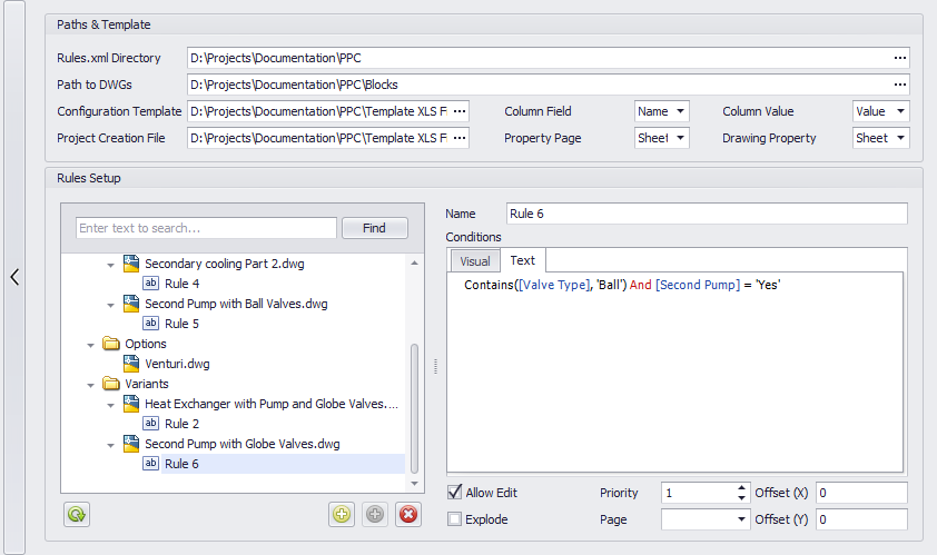 Rule-Based Block Insert Setup 32