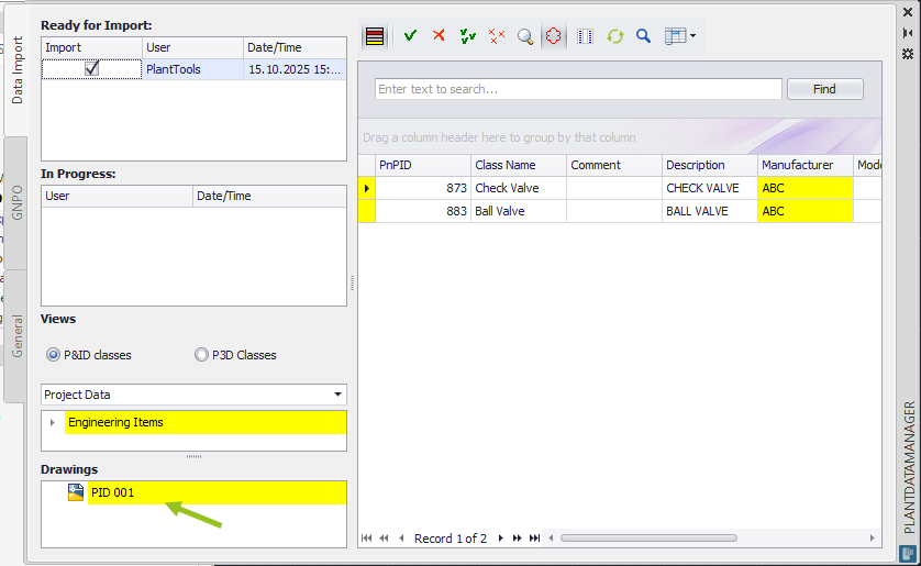 WorkFlow with Vault and PlantTools 108