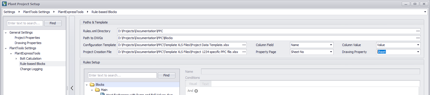 Rule-Based Block Insert Setup 13