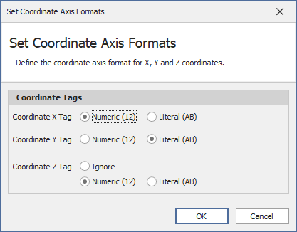 PET Settings Coordinates Exclude