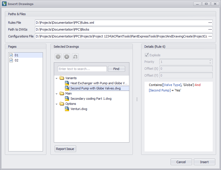 Rule-Based Block Insert Usage 10