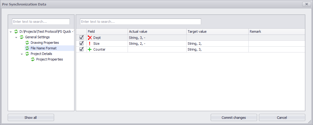 PS Sync Config - 0070