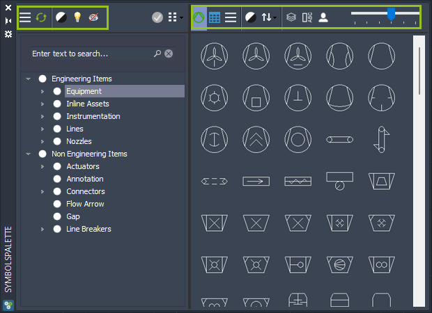 PET SymbolsPalette Usage 343