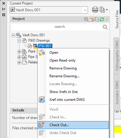 WorkFlow with Vault and PlantTools 100