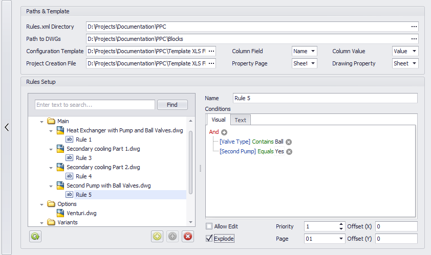 Rule-Based Block Insert Setup 29