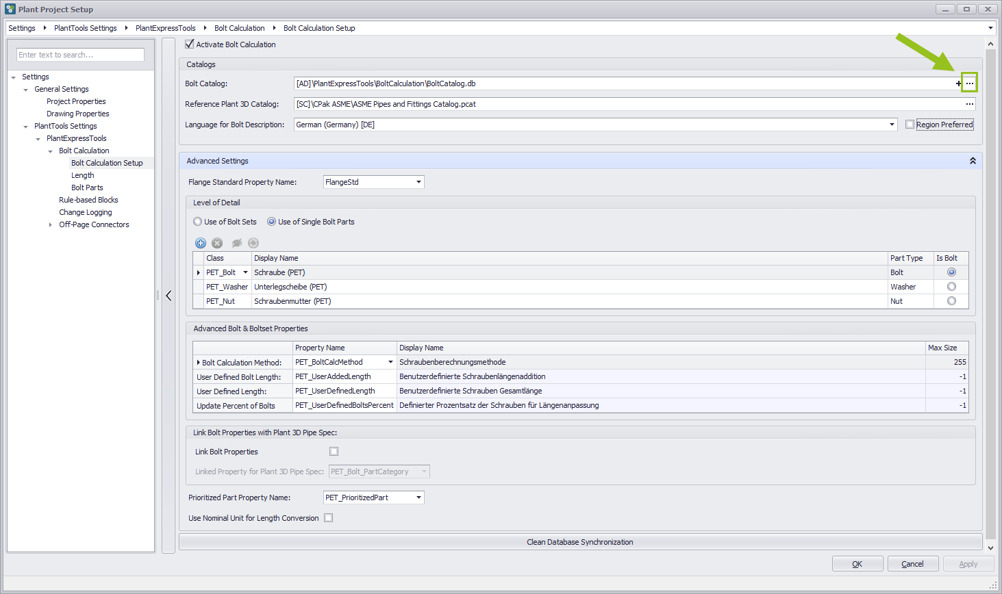 Bolt Calculation Setup 005