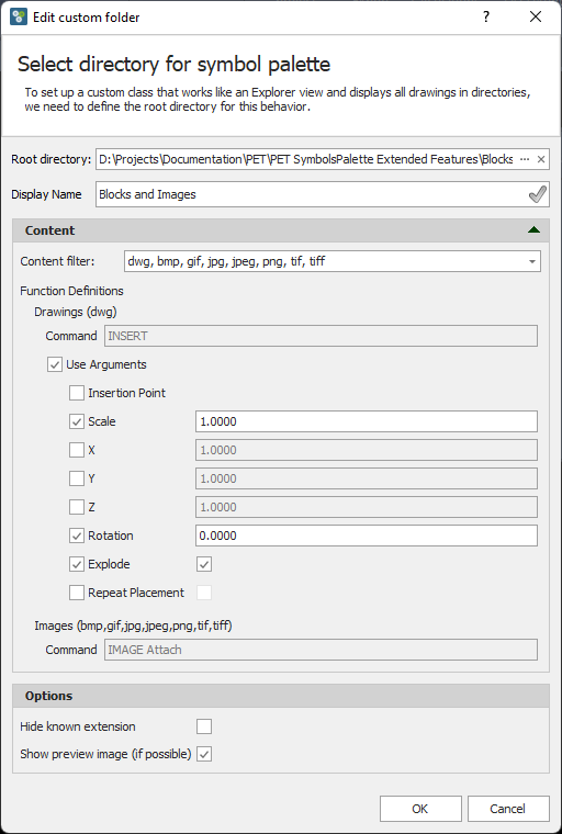 PET SymbolsPalette Usage 190