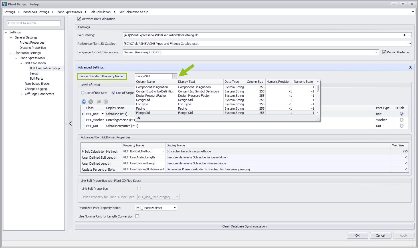 Bolt Calculation Setup Advanced 002