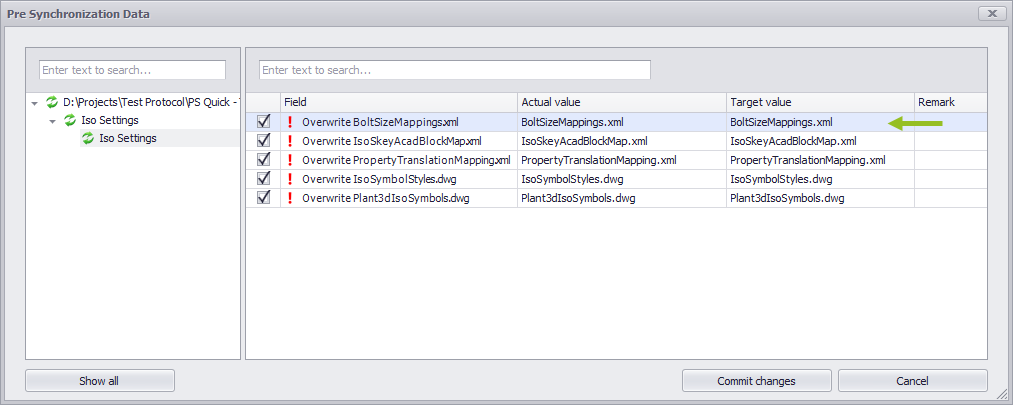 PS Sync Config - 0062