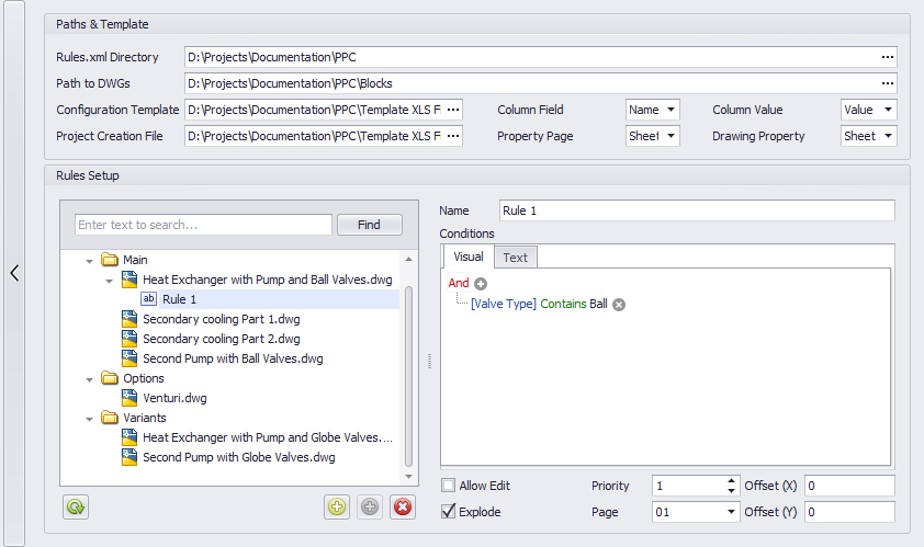 Rule-Based Block Insert Setup 24