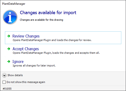 PDM Plugin Settings Message Drawing Changes