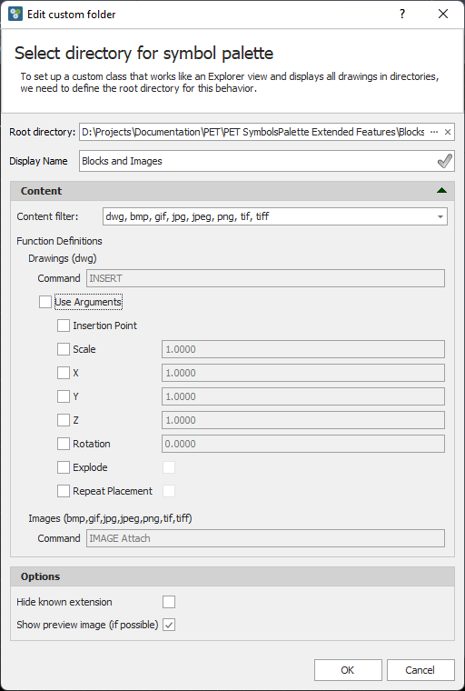 PET SymbolsPalette Usage 165