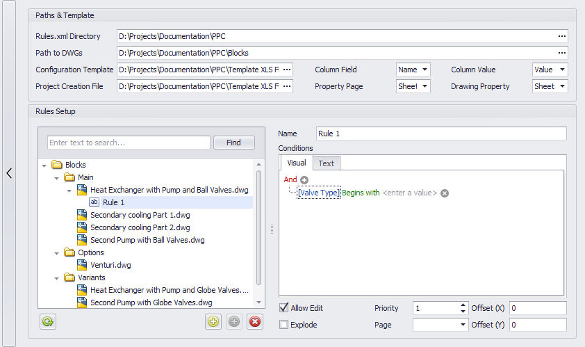 Rule-Based Block Insert Setup 17