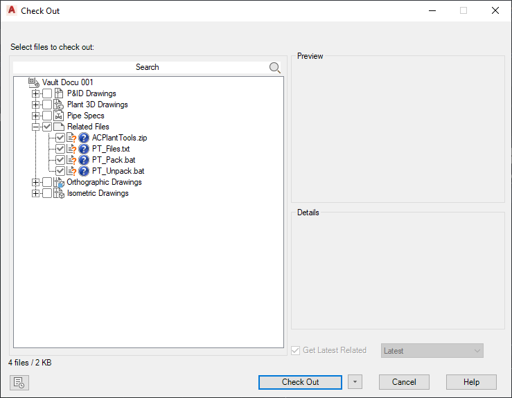 WorkFlow with Vault and PlantTools 034