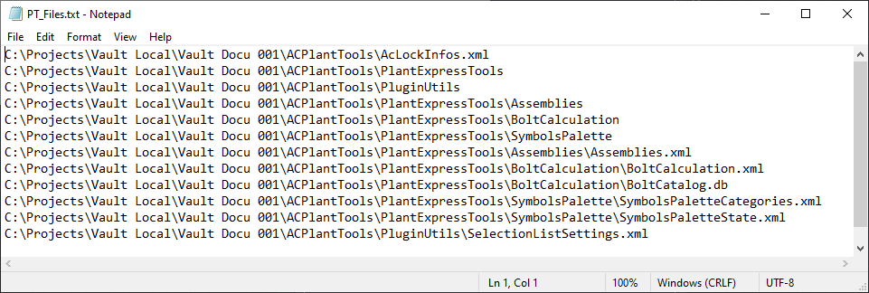 WorkFlow with Vault and PlantTools 062
