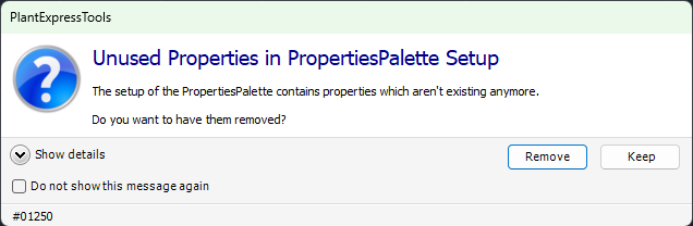 Properties Palette 137