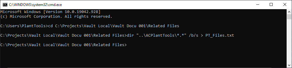WorkFlow with Vault and PlantTools 060