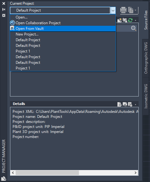 WorkFlow with Vault and PlantTools 027