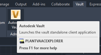 WorkFlow with Vault and PlantTools 081